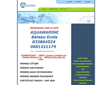Tablet Screenshot of nord-aquamarine.com